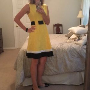Happy Yellow Dress, Calvin Klein